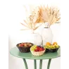 Vases visage en céramique blanche (Lot de 2)