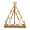 Crèche en bois et céramique