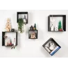 Crèche en bois et céramique