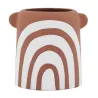 Vase en céramique Terracotta arc en ciel