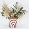 Vase en céramique Terracotta arc en ciel