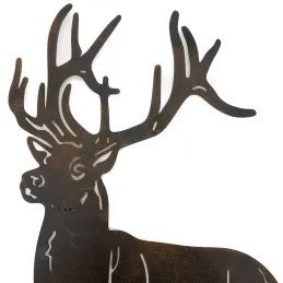 Décoration murale en métal Cerf