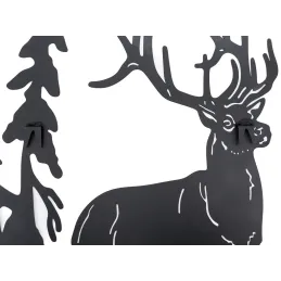 Décoration murale en métal Cerf