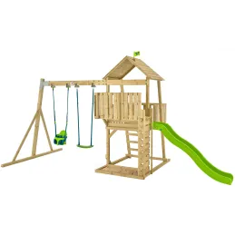 Aire de jeux en bois avec glissière et portique Kingswood - partie 2