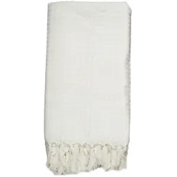 Jeté de canapé gaufré en coton 130 x 160 cm