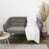 Plaid en flanelle doublure en sherpa 180 x 220 cm