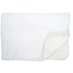 Plaid en flanelle doublure en sherpa 180 x 220 cm