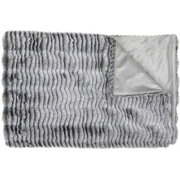Plaid en polyester imitation fourrure Opulence 120 x 150 cm
