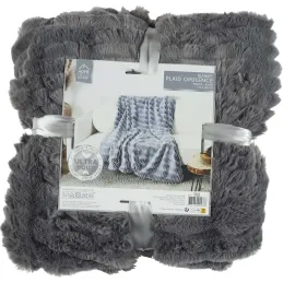 Plaid en polyester imitation fourrure Opulence 120 x 150 cm