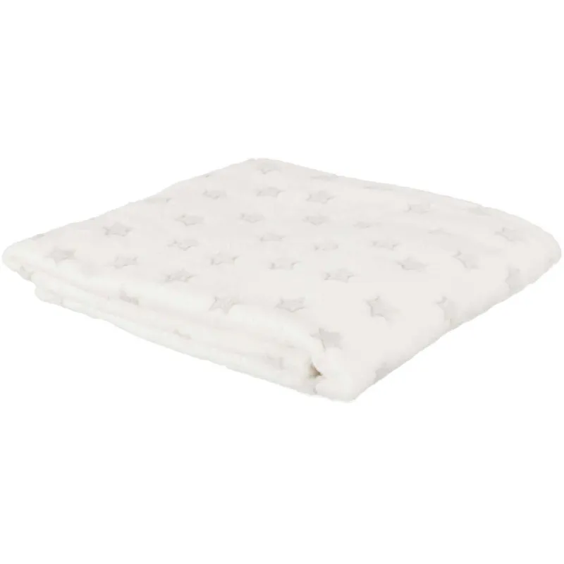 Plaid phosphorescent en polyester Etoiles 120 x 150 cm