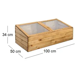 Petite serre de jardin en bois