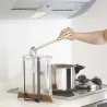 Égouttoir à bouteilles en métal Stand