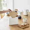 Boite de conservation spéciale filtre à café en métal Tosca