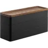Boite à bijoux 3 niveaux en plastique Slim