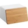 Boite à pain en acier et bambou Tower bread
