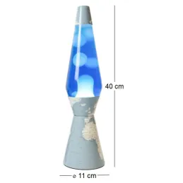 Lampe à poser avec carte du monde Lave
