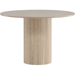 Table ronde en MDF Bianca 110 cm