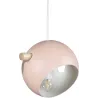 Suspension en acier Tubbie vieux rose