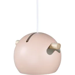 Suspension en acier Tubbie vieux rose