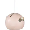 Suspension en acier Tubbie vieux rose