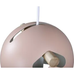 Suspension en acier Tubbie vieux rose
