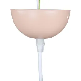 Suspension en acier Tubbie vieux rose