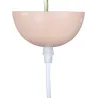 Suspension en acier Tubbie vieux rose