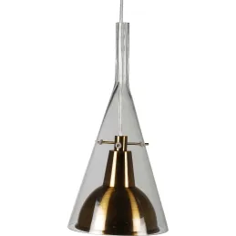 Suspension en verre et aluminium Sirius