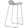 Tabouret de bar en acier et plastique Wave