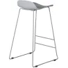 Tabouret de bar en acier et plastique Wave