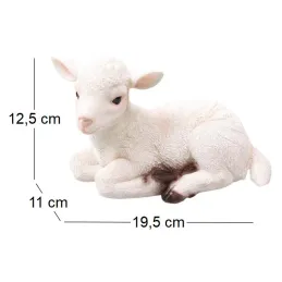 Agneau blanc en résine