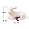 Agneau blanc en résine