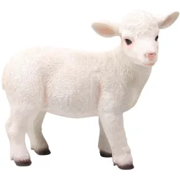 Agneau blanc en résine