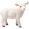 Agneau blanc en résine