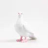 Pigeon blanc en résine 19 x 20 x 11 cm