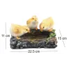 Poussins sur branche en résine 22.5 x 15 x 11 cm