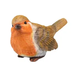 Oiseau rouge-gorge en résine