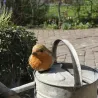 Oiseau rouge-gorge en résine