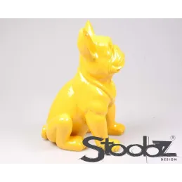 Chien bouledogue français coloré 37 x 25 x 22 cm