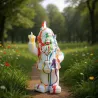 Nain de jardin en résine F*ck 16 x 12 x 32 cm
