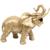 Lampe animal doré en résine