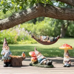 Mini nain de jardin en résine