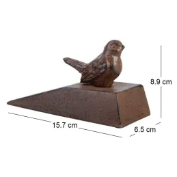Cale porte Petit oiseau  en Fonte