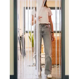 Rideau fil de porte en polyester