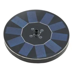 Fontaine extérieure ronde en résine alimentation solaire
