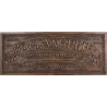 Plaque décorative en bois Boulangerie 108 x 42 cm