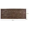 Plaque décorative en bois Boulangerie 108 x 42 cm