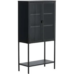 Vitrine en acier 2 portes Misha