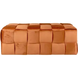 Banc en velours Weaved