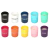 Bougie parfumée senteur vanille Hashtag 9 cm (Lot de 10)